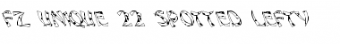 Download FZ UNIQUE 22 SPOTTED LEFTY Normal Font Title Preview