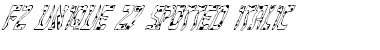 Download FZ UNIQUE 27 SPOTTED ITALIC Normal Font Title Preview