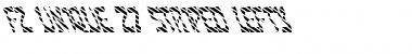 Download FZ UNIQUE 27 STRIPED LEFTY Normal Font Title Preview