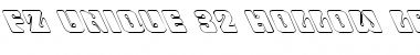 Download FZ UNIQUE 32 HOLLOW LEFTY Normal Font Title Preview