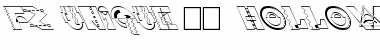 Download FZ UNIQUE 36 HOLLOW LEFTY Normal Font Title Preview