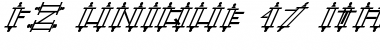 Download FZ UNIQUE 47 ITALIC Normal Font Title Preview