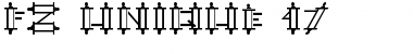 Download FZ UNIQUE 47 Normal Font Title Preview