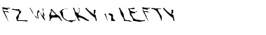 Download FZ WACKY 12 LEFTY Normal Font Title Preview