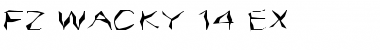 Download FZ WACKY 14 EX Normal Font Title Preview
