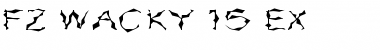Download FZ WACKY 15 EX Normal Font Title Preview