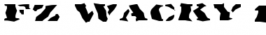 Download FZ WACKY 17 EX Normal Font Title Preview