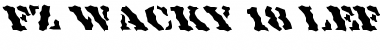 Download FZ WACKY 18 LEFTY Normal Font Title Preview