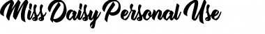 Download Miss Daisy Personal Use Regular Font