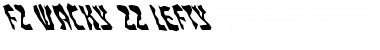 Download FZ WACKY 22 LEFTY Normal Font Title Preview