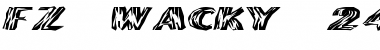 Download FZ WACKY 24 EX Normal Font Title Preview