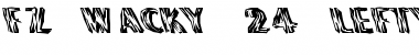 Download FZ WACKY 24 LEFTY Normal Font Title Preview