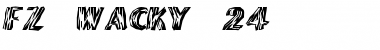 Download FZ WACKY 24 Normal Font Title Preview