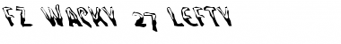 Download FZ WACKY 27 LEFTY Normal Font Title Preview