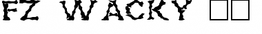 Download FZ WACKY 28 EX Normal Font Title Preview