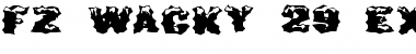 Download FZ WACKY 29 EX Normal Font Title Preview