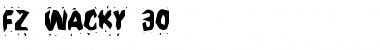 Download FZ WACKY 30 Normal Font Title Preview