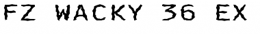 Download FZ WACKY 36 EX Normal Font Title Preview