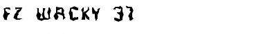 Download FZ WACKY 37 Normal Font Title Preview
