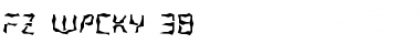 Download FZ WACKY 38 Normal Font Title Preview