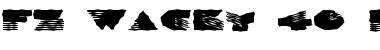 Download FZ WACKY 40 EX Normal Font Title Preview