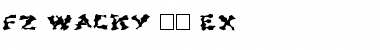 Download FZ WACKY 44 EX Normal Font Title Preview