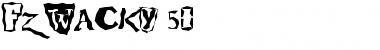 Download FZ WACKY 50 Normal Font Title Preview