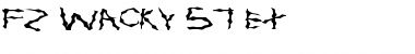 Download FZ WACKY 57 EX Normal Font Title Preview