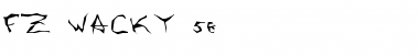Download FZ WACKY 58 Normal Font Title Preview