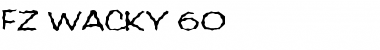 Download FZ WACKY 60 Normal Font Title Preview