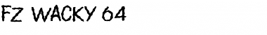 Download FZ WACKY 64 Normal Font Title Preview