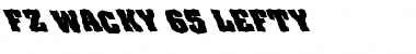 Download FZ WACKY 65 LEFTY Normal Font Title Preview