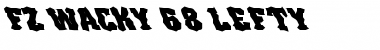 Download FZ WACKY 68 LEFTY Normal Font Title Preview