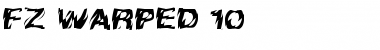 Download FZ WARPED 10 Normal Font Title Preview