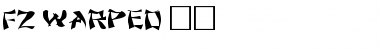 Download FZ WARPED 11 Normal Font Title Preview