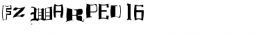 Download FZ WARPED 16 Normal Font Title Preview