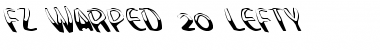 Download FZ WARPED 20 LEFTY Normal Font Title Preview