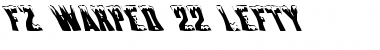 Download FZ WARPED 22 LEFTY Normal Font Title Preview
