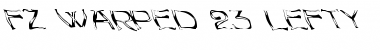 Download FZ WARPED 23 LEFTY Normal Font Title Preview