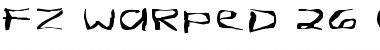 Download FZ WARPED 26 EX Normal Font Title Preview