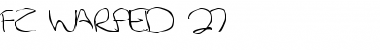 Download FZ WARPED 27 Normal Font Title Preview