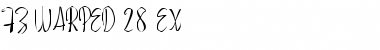 Download FZ WARPED 28 EX Normal Font Title Preview