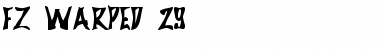 Download FZ WARPED 29 Normal Font Title Preview