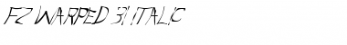 Download FZ WARPED 31 ITALIC Normal Font Title Preview