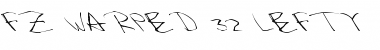 Download FZ WARPED 32 LEFTY Normal Font Title Preview