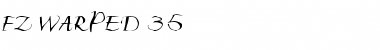 Download FZ WARPED 35 Normal Font Title Preview