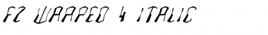 Download FZ WARPED 4 ITALIC Normal Font Title Preview