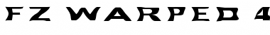 Download FZ WARPED 40 EX Normal Font Title Preview