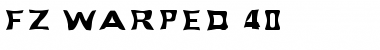 Download FZ WARPED 40 Normal Font Title Preview