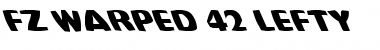 Download FZ WARPED 42 LEFTY Normal Font Title Preview